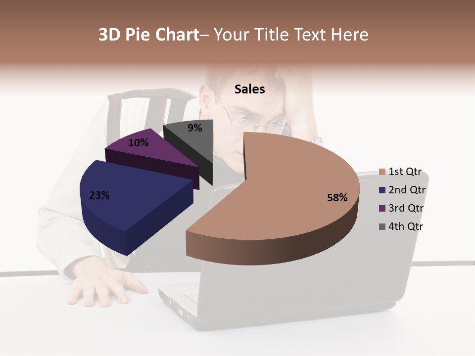 Isolated Face Job PowerPoint Template