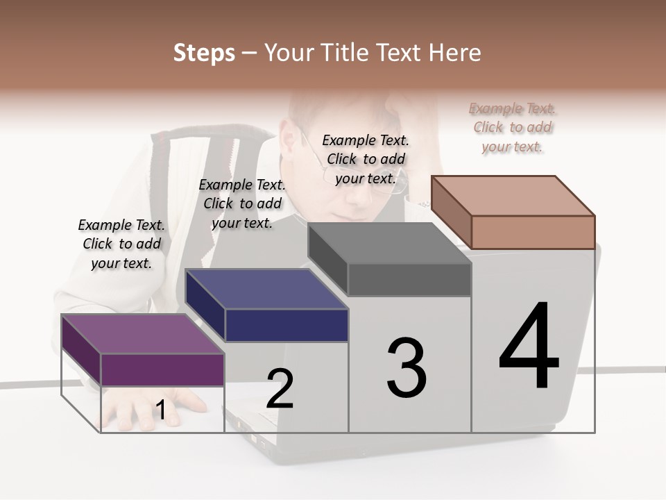 Isolated Face Job PowerPoint Template