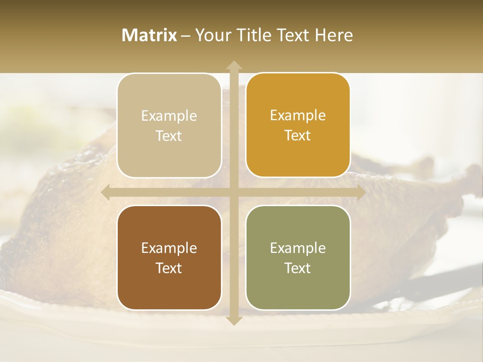 Roasted Baked Dish PowerPoint Template