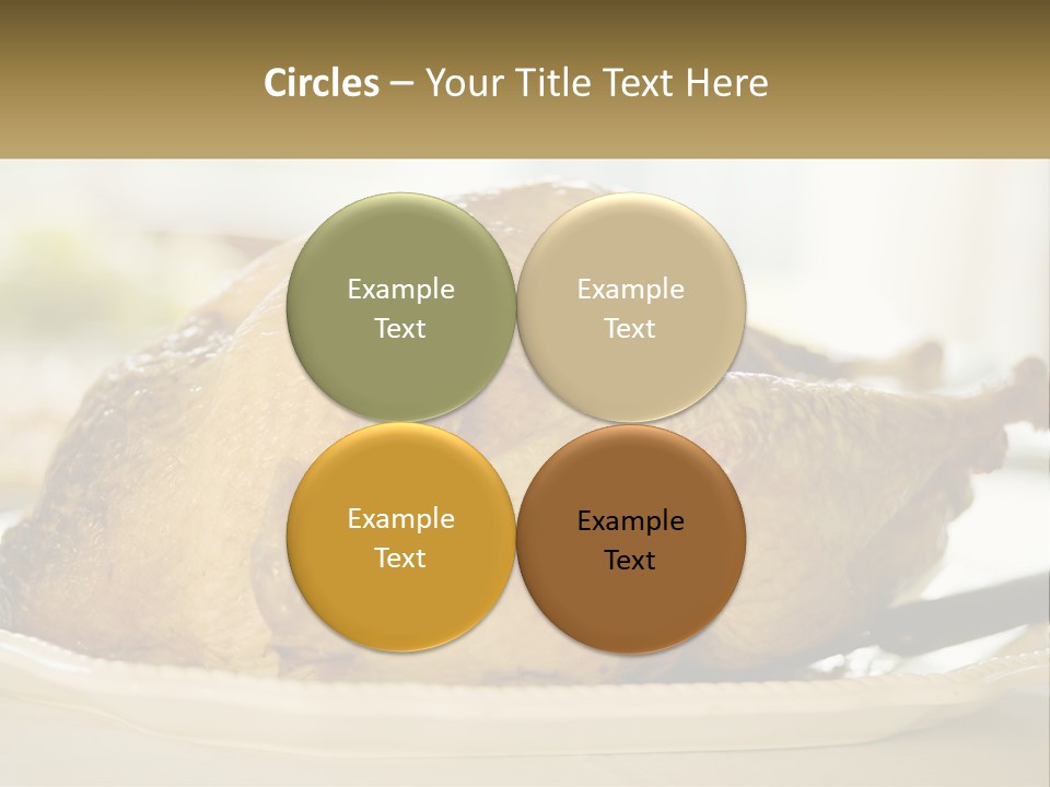 Roasted Baked Dish PowerPoint Template