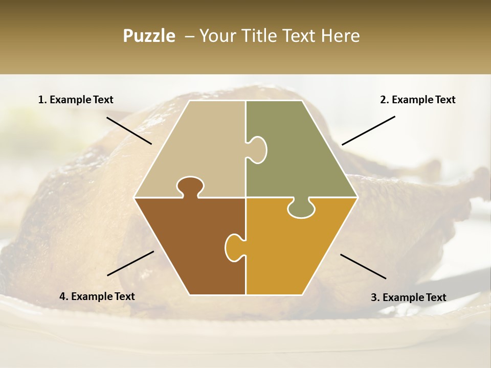 Roasted Baked Dish PowerPoint Template