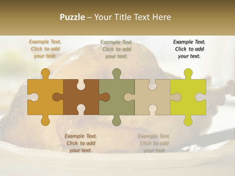 Roasted Baked Dish PowerPoint Template