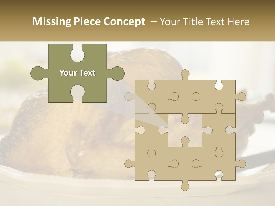 Roasted Baked Dish PowerPoint Template