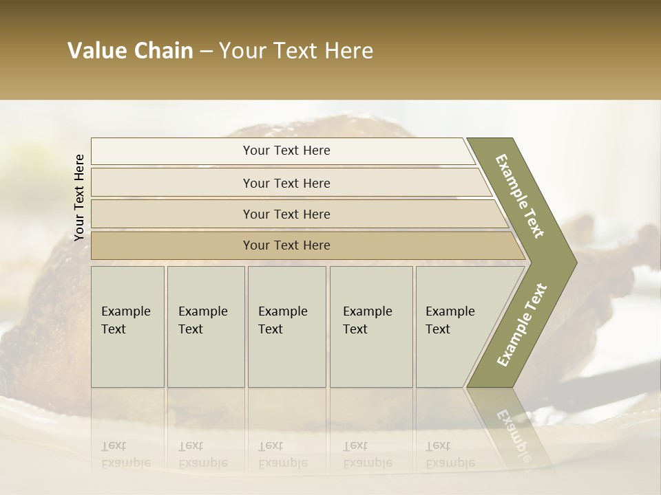 Roasted Baked Dish PowerPoint Template