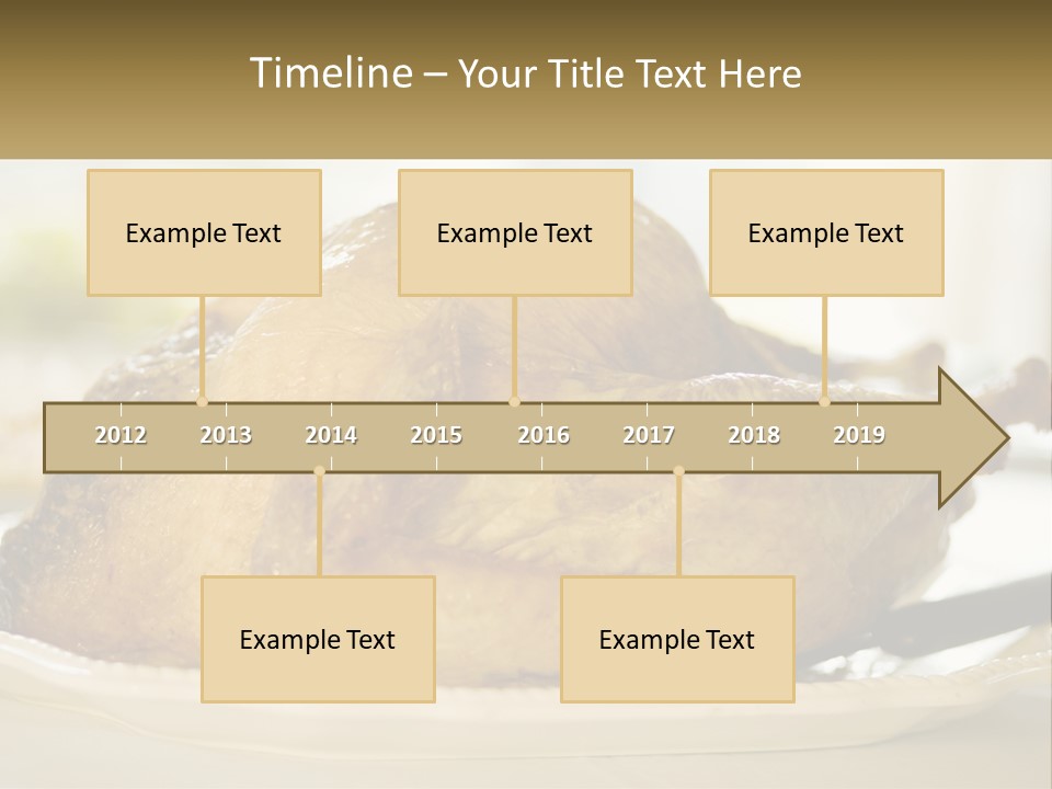 Roasted Baked Dish PowerPoint Template