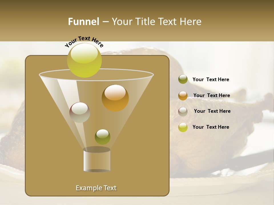 Roasted Baked Dish PowerPoint Template