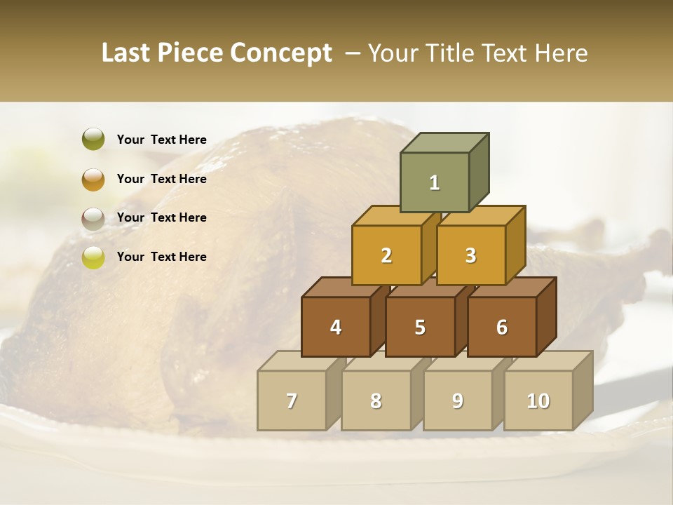 Roasted Baked Dish PowerPoint Template