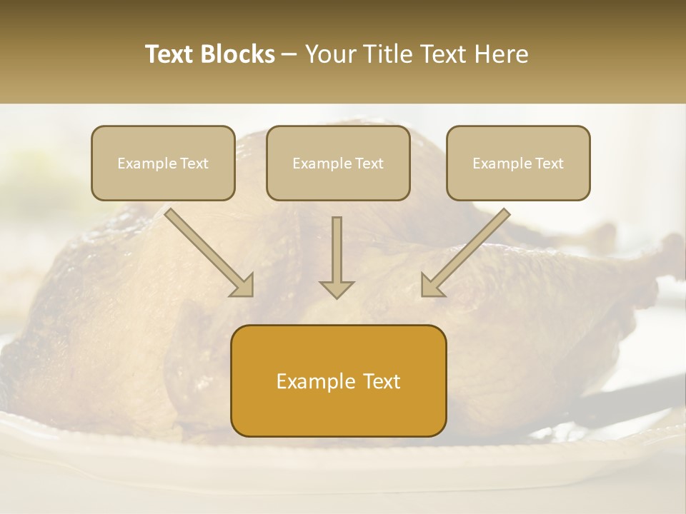 Roasted Baked Dish PowerPoint Template