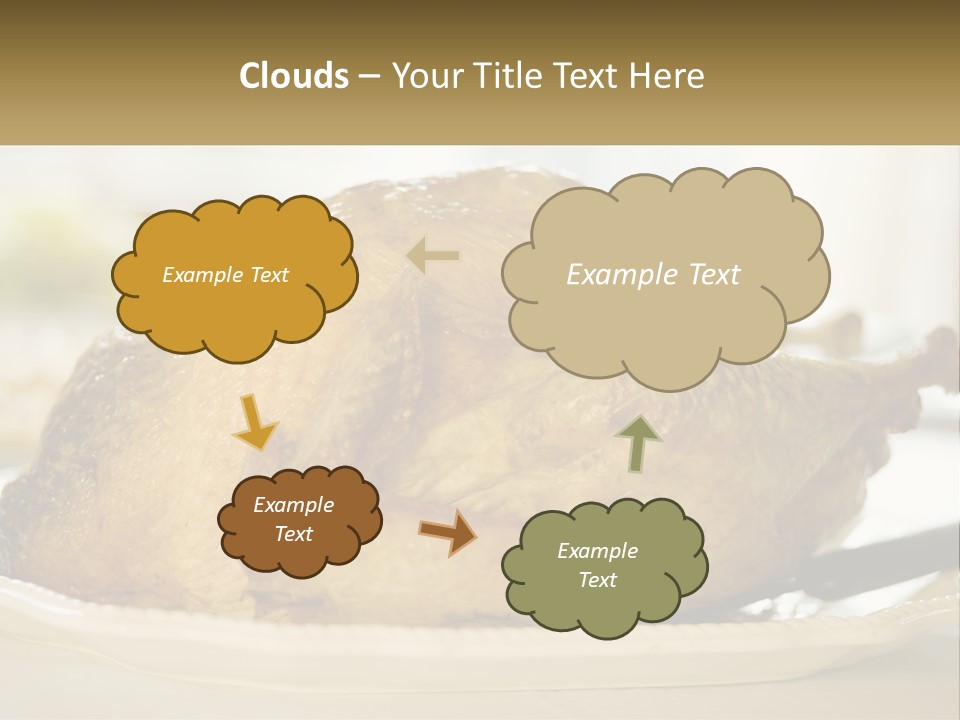 Roasted Baked Dish PowerPoint Template