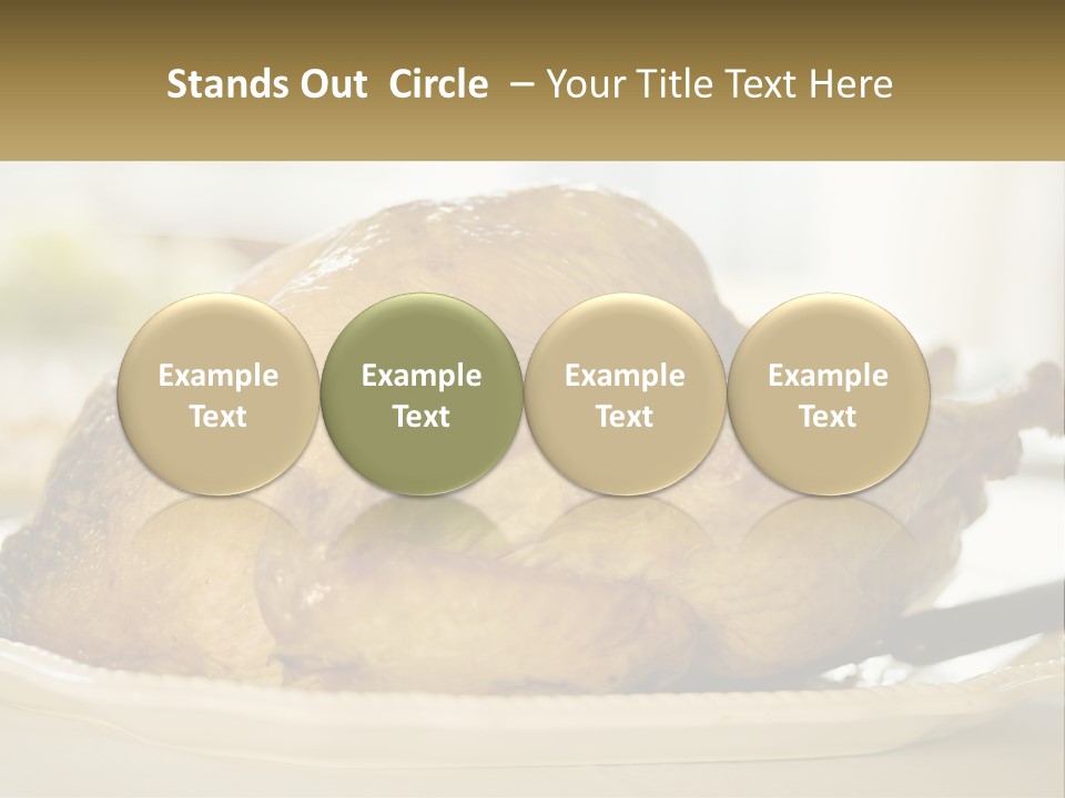 Roasted Baked Dish PowerPoint Template