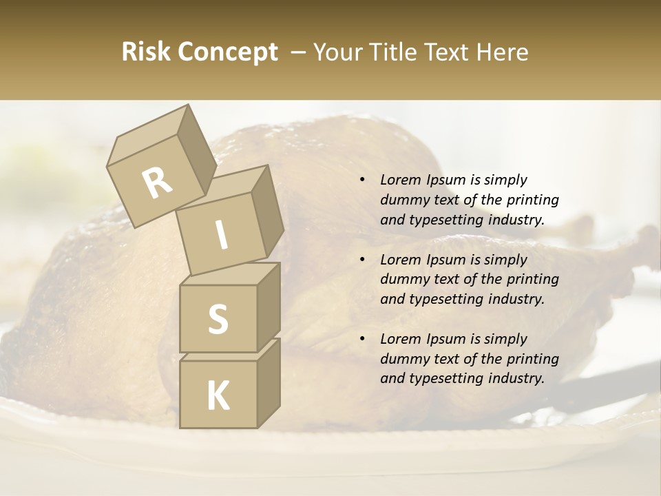 Roasted Baked Dish PowerPoint Template