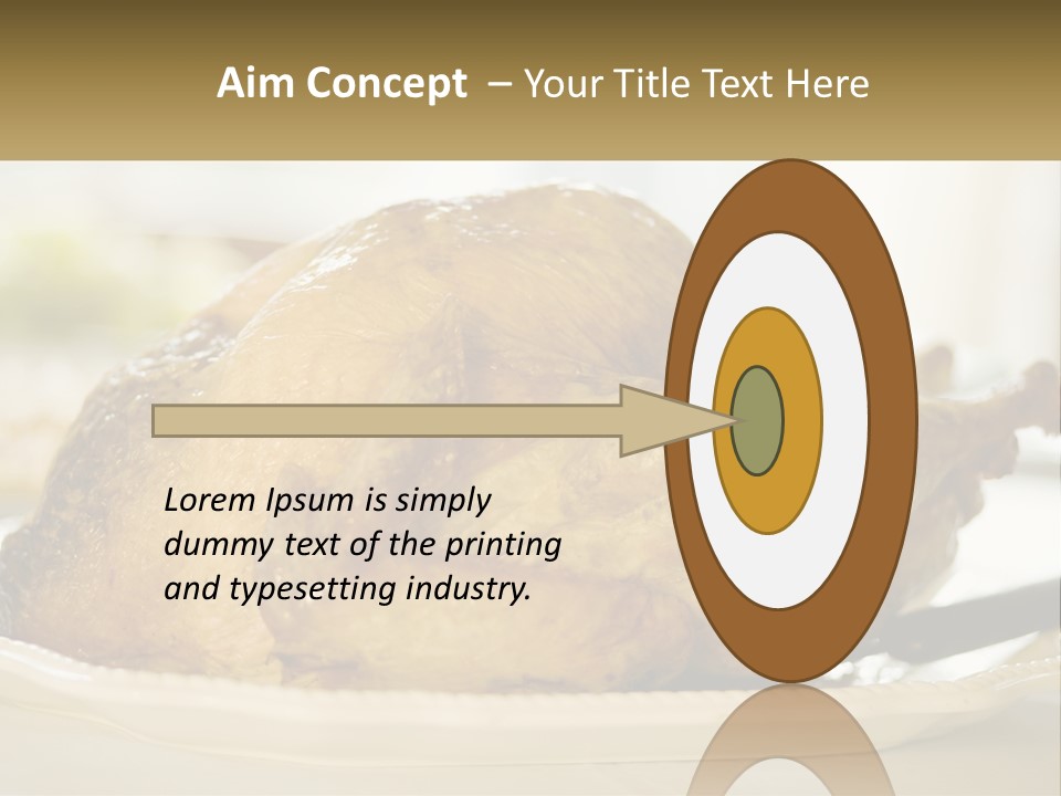 Roasted Baked Dish PowerPoint Template