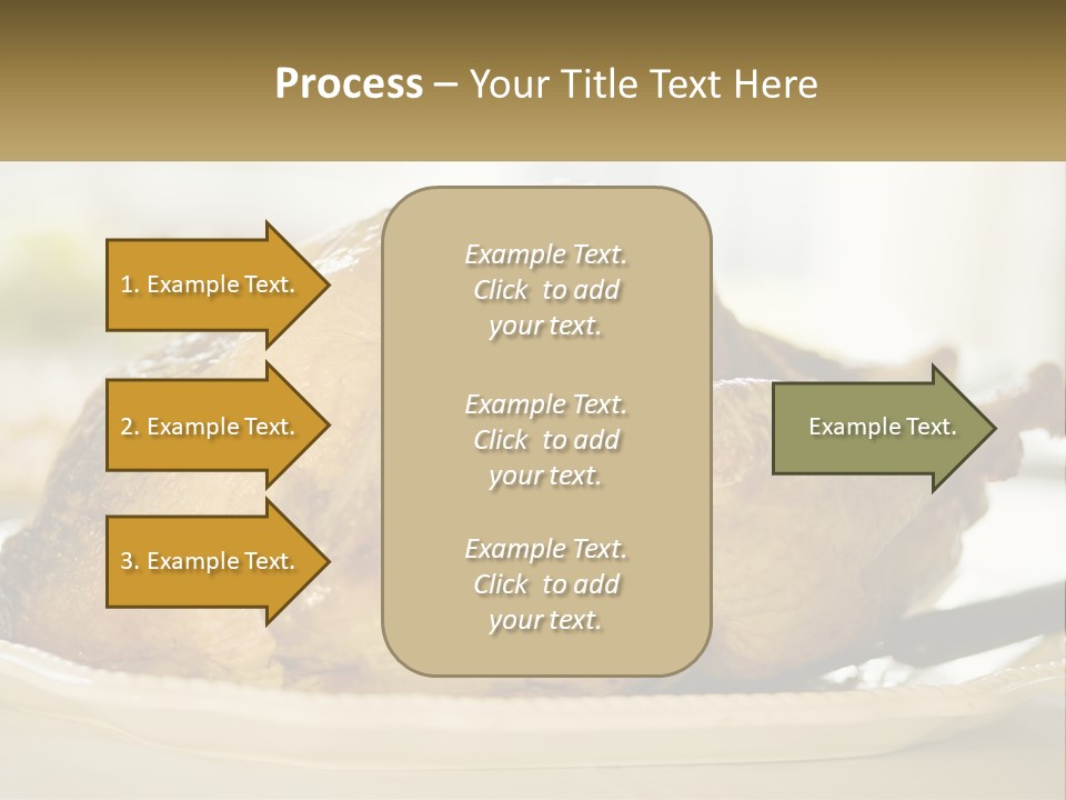 Roasted Baked Dish PowerPoint Template