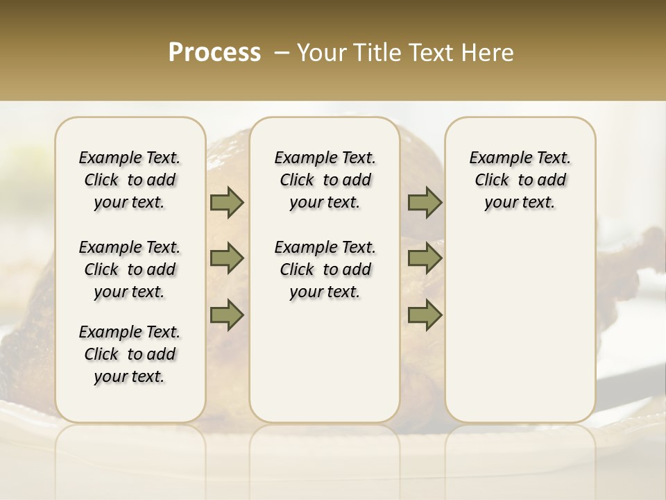 Roasted Baked Dish PowerPoint Template