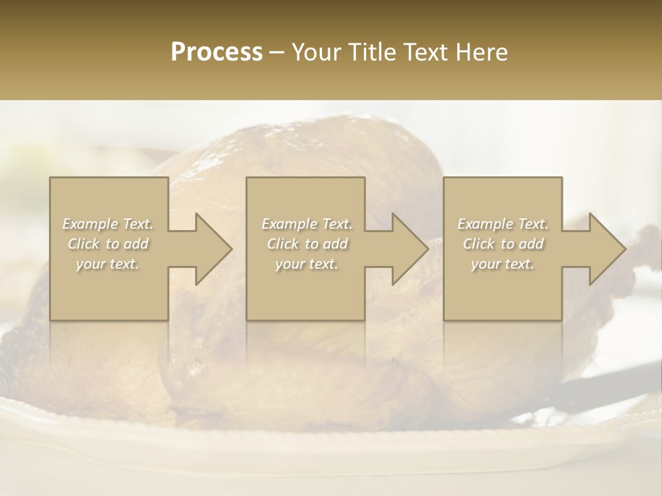 Roasted Baked Dish PowerPoint Template
