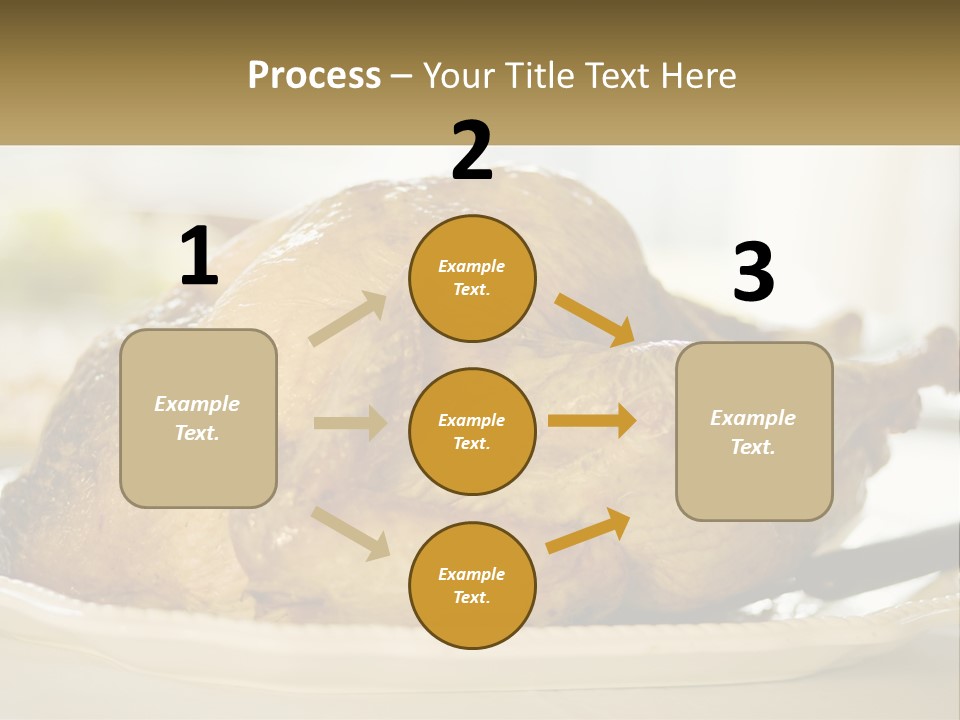 Roasted Baked Dish PowerPoint Template
