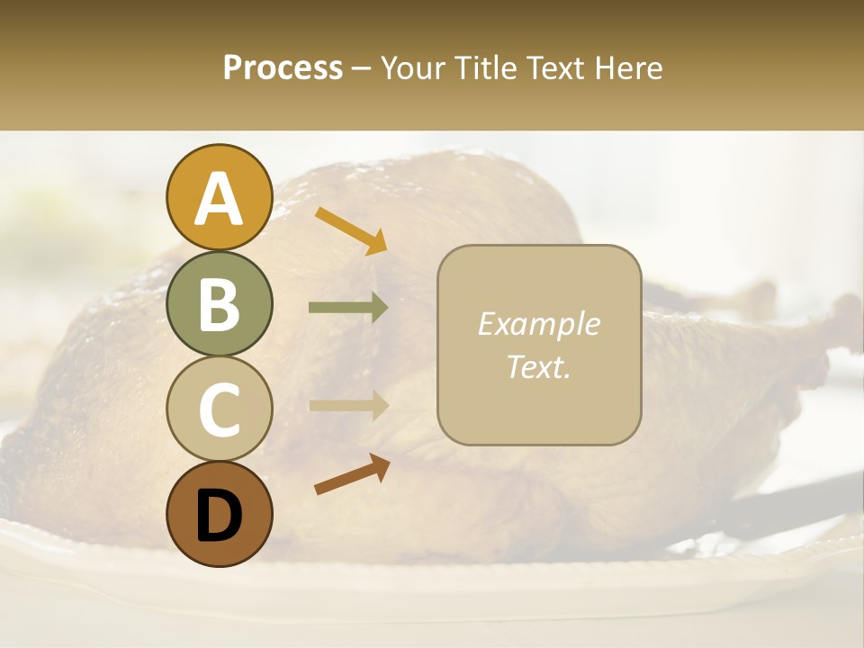 Roasted Baked Dish PowerPoint Template