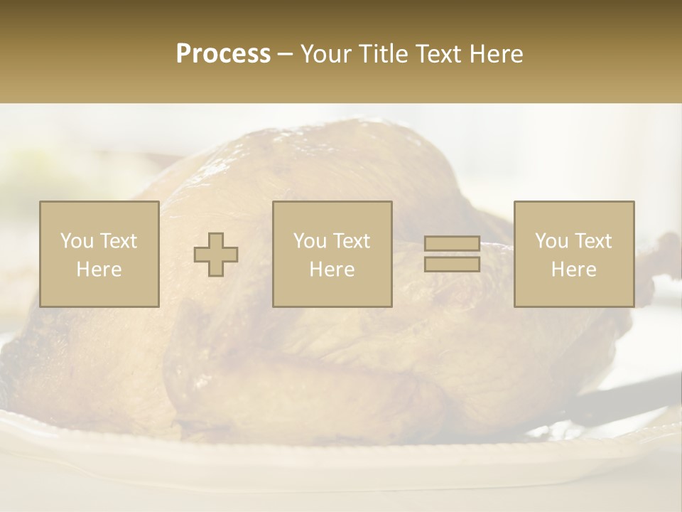 Roasted Baked Dish PowerPoint Template