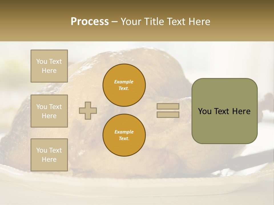 Roasted Baked Dish PowerPoint Template