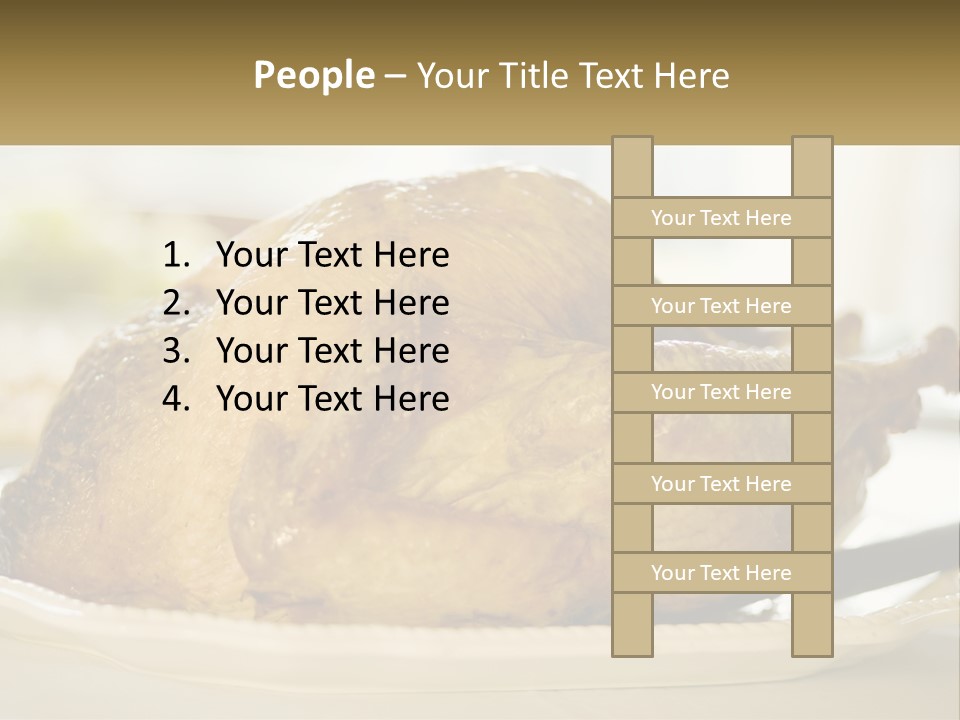 Roasted Baked Dish PowerPoint Template