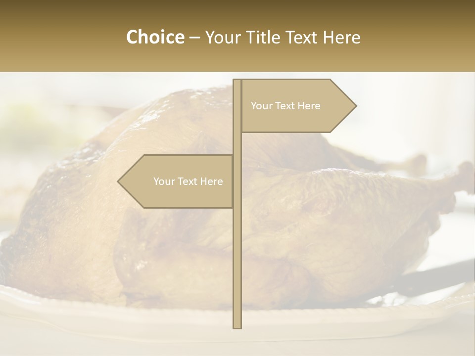 Roasted Baked Dish PowerPoint Template