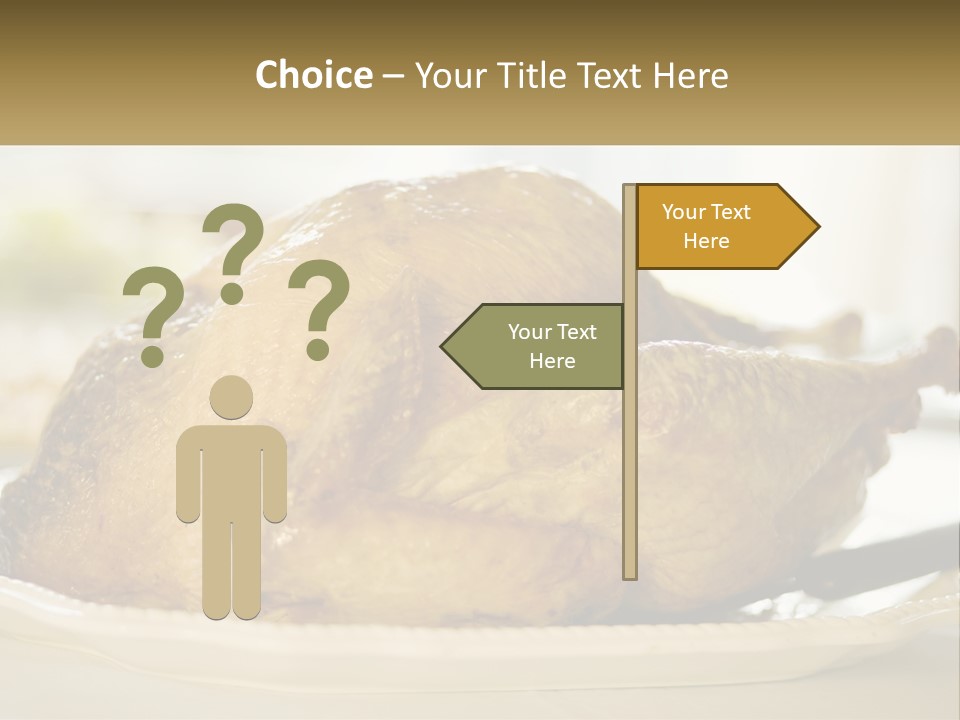 Roasted Baked Dish PowerPoint Template