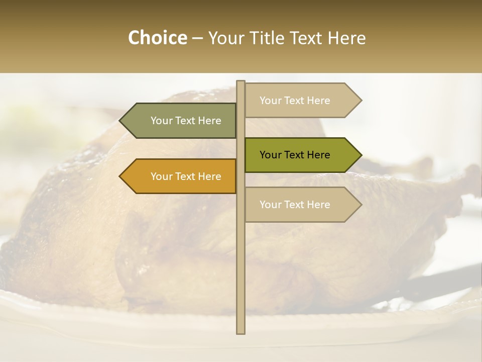 Roasted Baked Dish PowerPoint Template