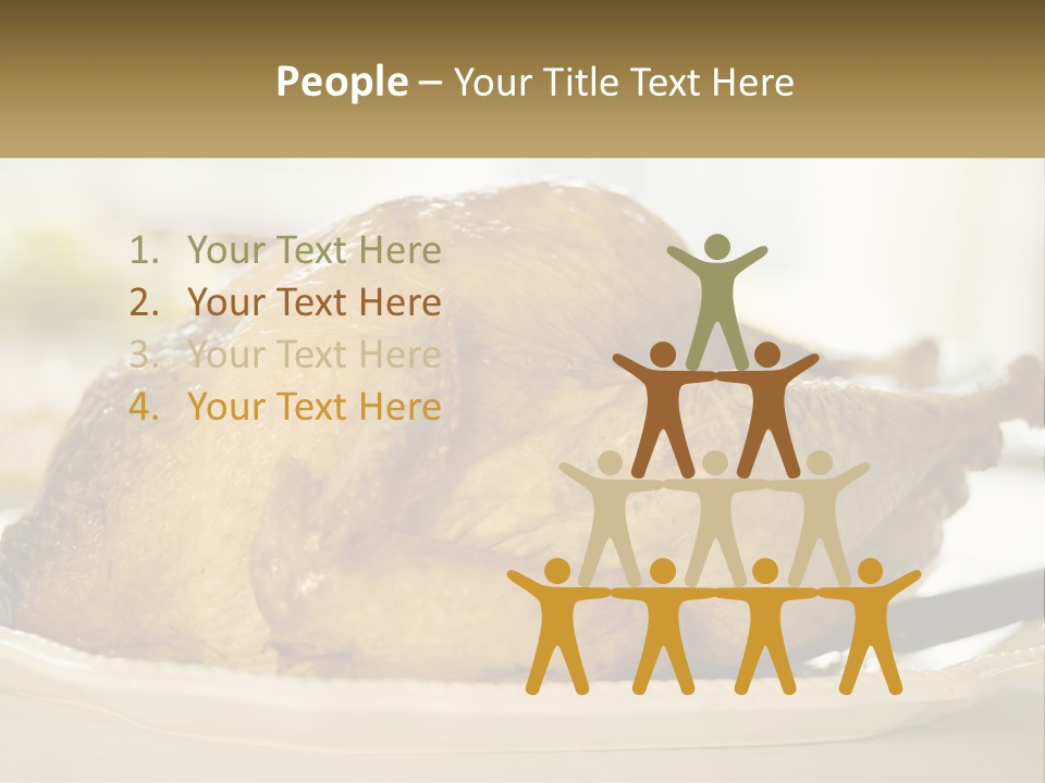 Roasted Baked Dish PowerPoint Template