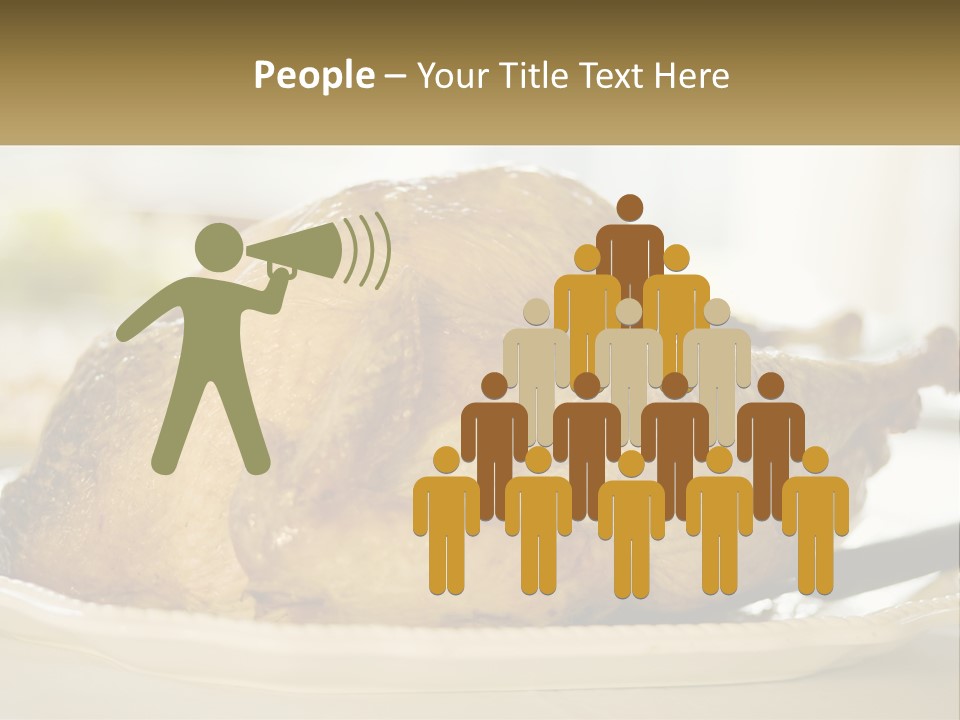 Roasted Baked Dish PowerPoint Template