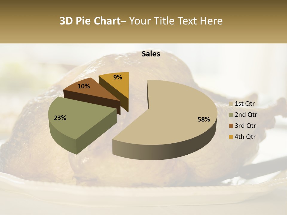 Roasted Baked Dish PowerPoint Template