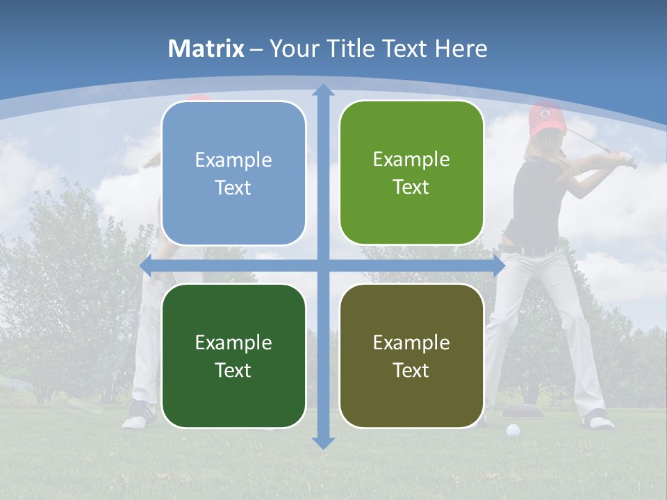 Sportive Sport Girl PowerPoint Template