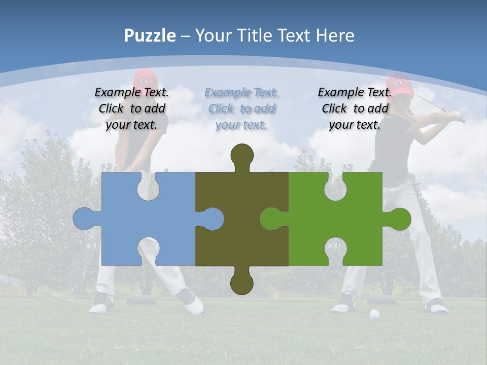 Sportive Sport Girl PowerPoint Template