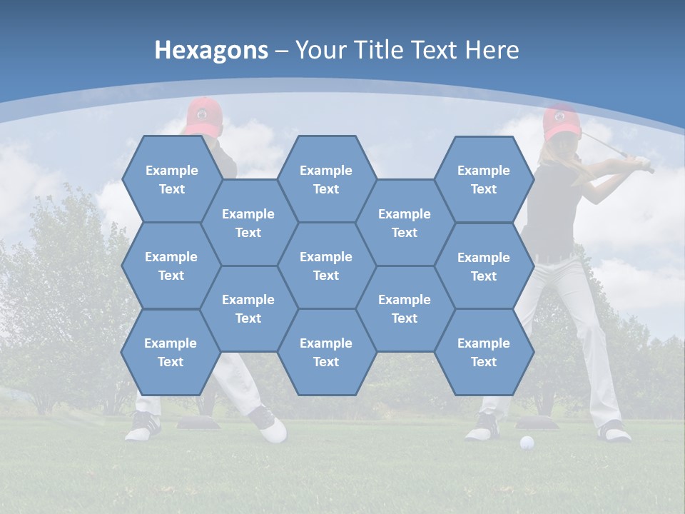 Sportive Sport Girl PowerPoint Template