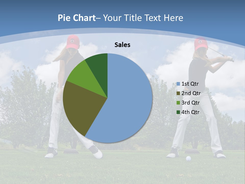 Sportive Sport Girl PowerPoint Template