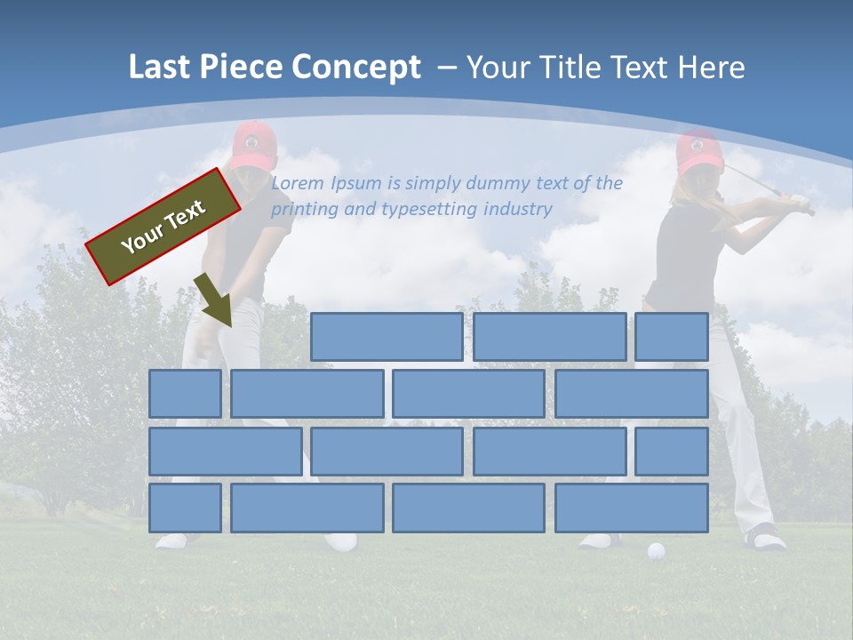 Sportive Sport Girl PowerPoint Template