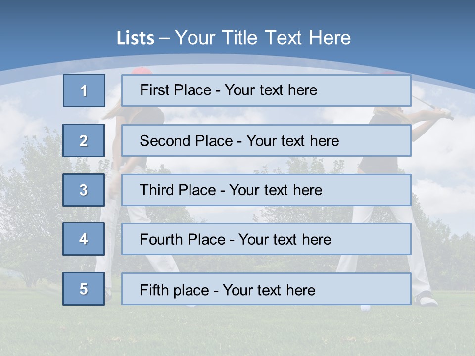 Sportive Sport Girl PowerPoint Template