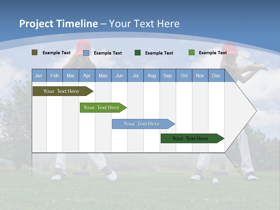 Sportive Sport Girl PowerPoint Template