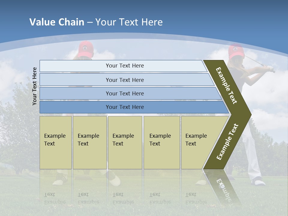 Sportive Sport Girl PowerPoint Template