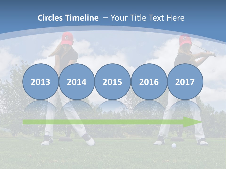 Sportive Sport Girl PowerPoint Template