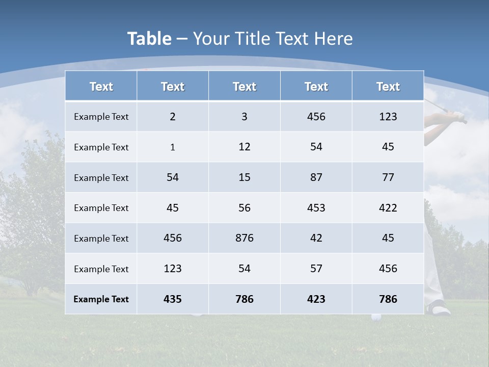 Sportive Sport Girl PowerPoint Template