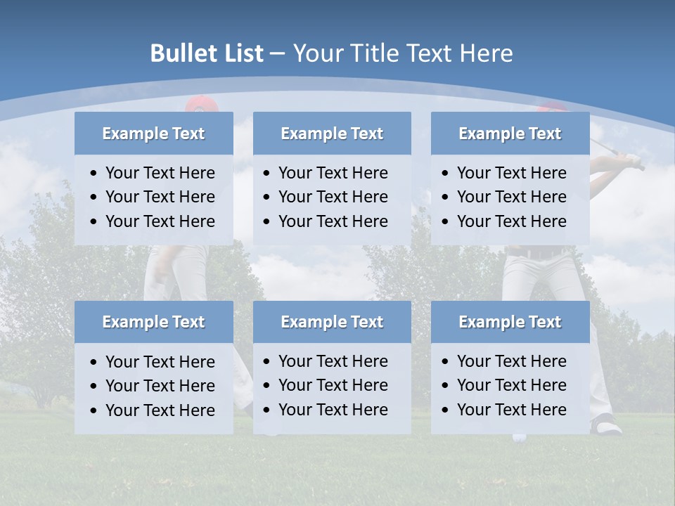 Sportive Sport Girl PowerPoint Template