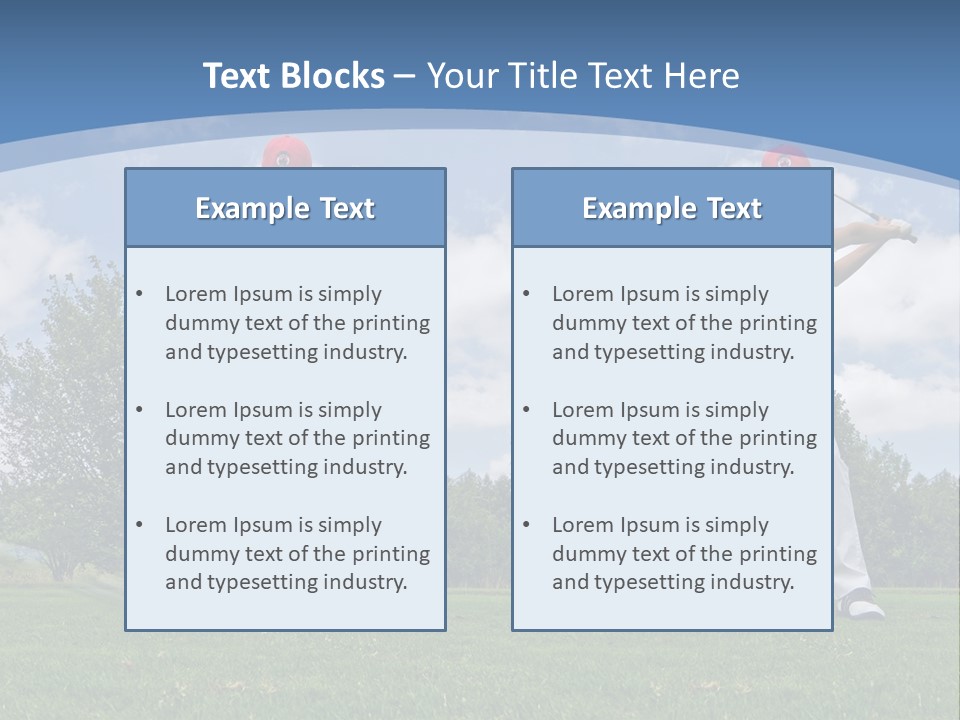 Sportive Sport Girl PowerPoint Template