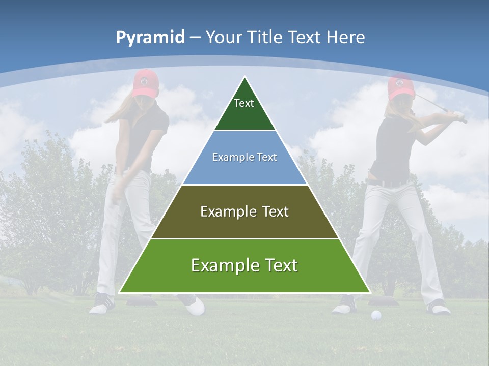 Sportive Sport Girl PowerPoint Template