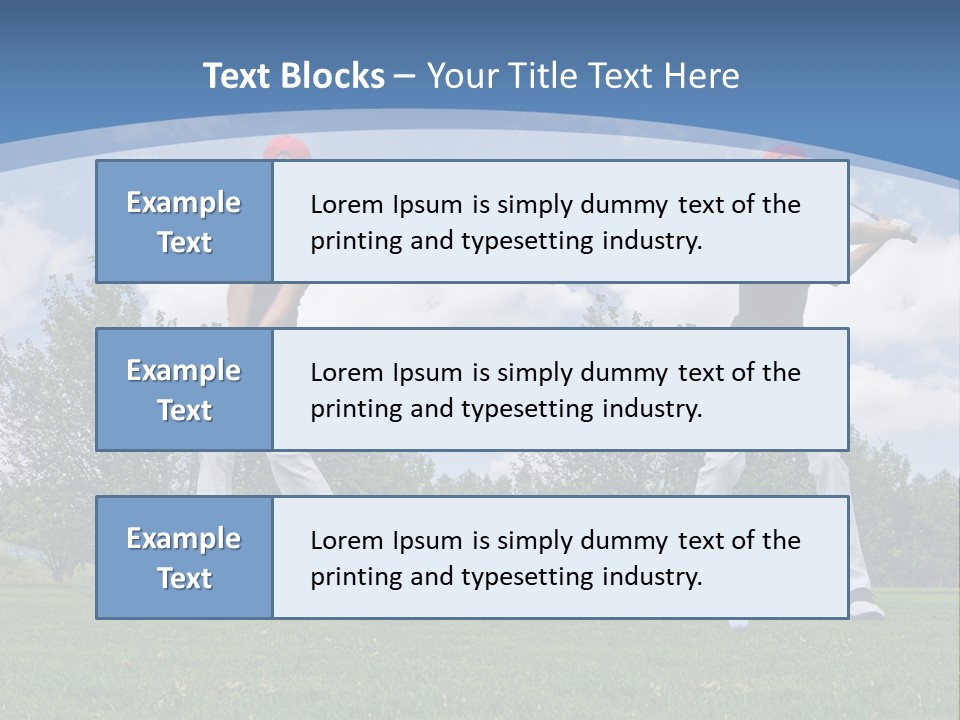 Sportive Sport Girl PowerPoint Template