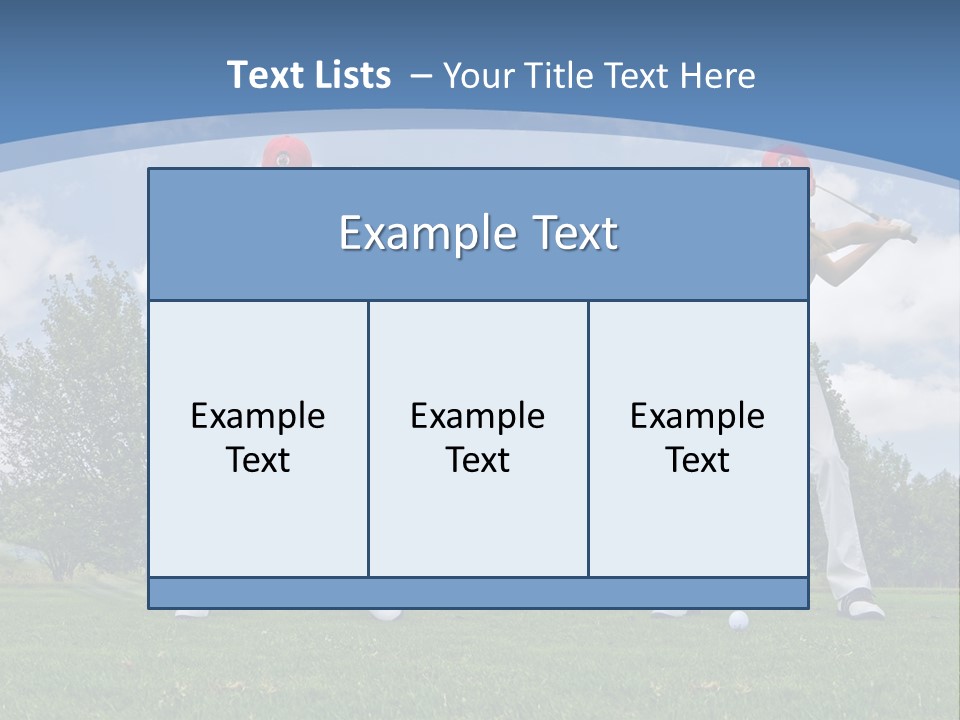 Sportive Sport Girl PowerPoint Template