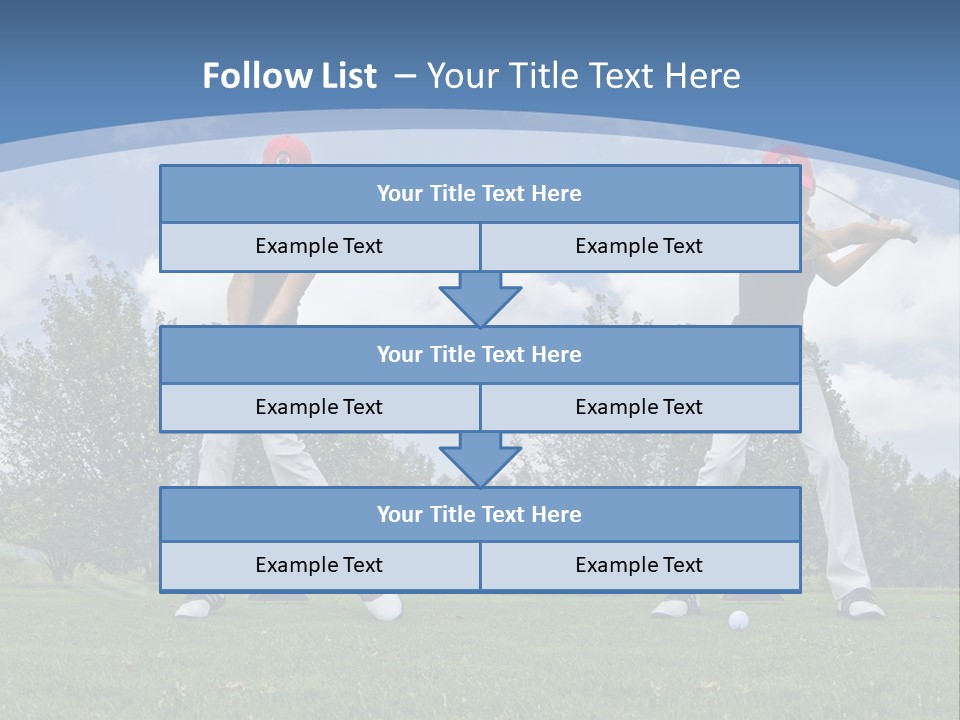 Sportive Sport Girl PowerPoint Template