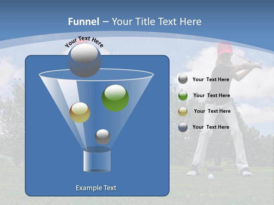 Sportive Sport Girl PowerPoint Template