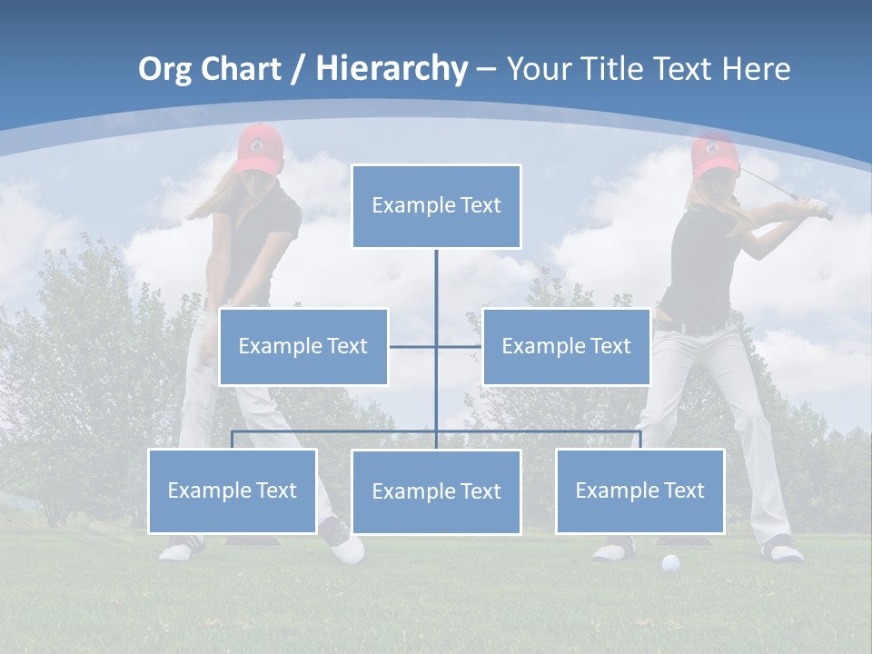 Sportive Sport Girl PowerPoint Template