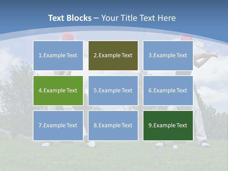 Sportive Sport Girl PowerPoint Template