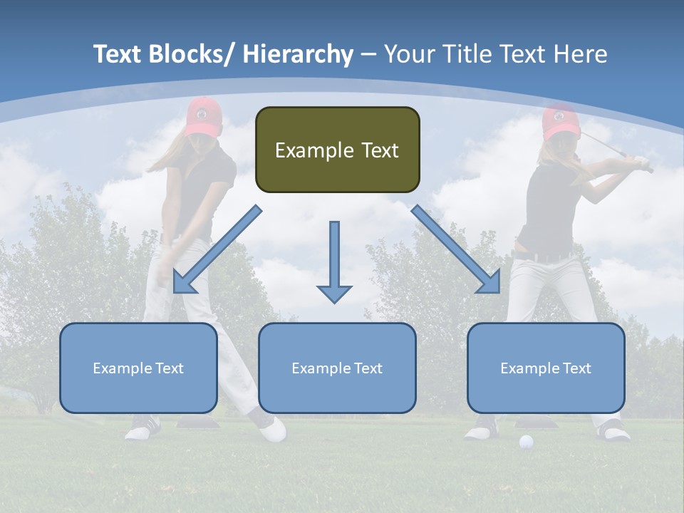 Sportive Sport Girl PowerPoint Template